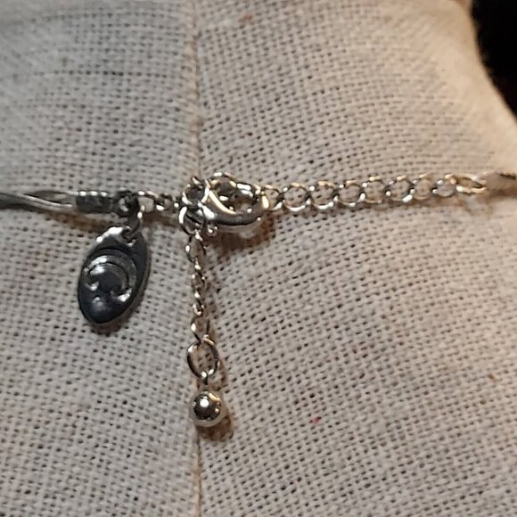 Charming Charlie Triple Strand Costume Purple Hematite Amethysts Necklace - Picture 4 of 6